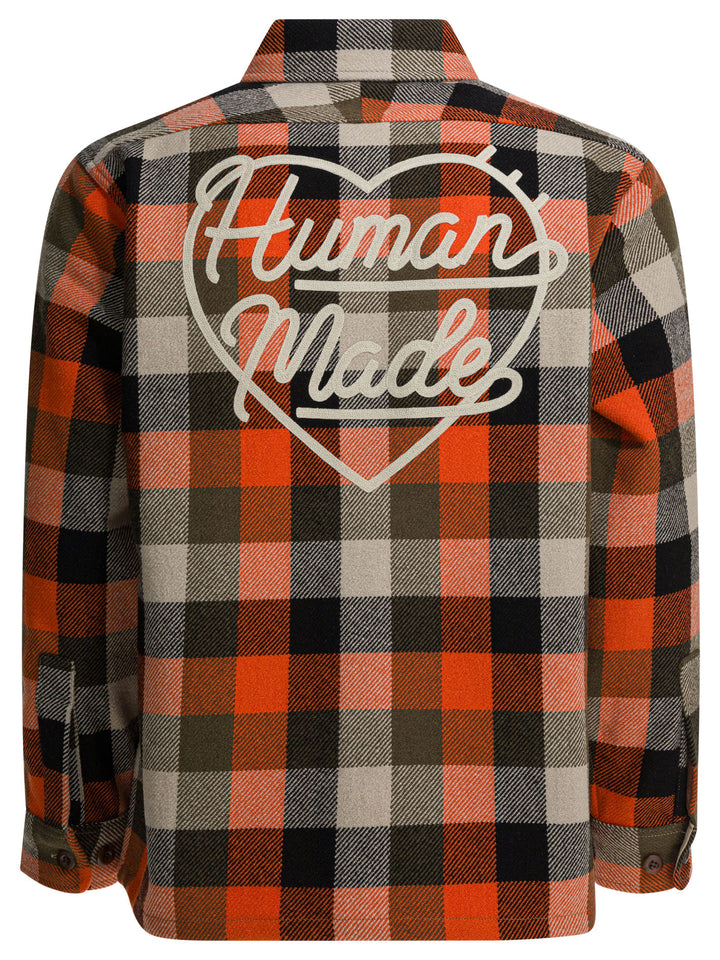 Human Made Wool Overshirt Jacket Jackets and Coats - Orange | 12841216b1d6c74b91bc603f889d96aafd5b31d8