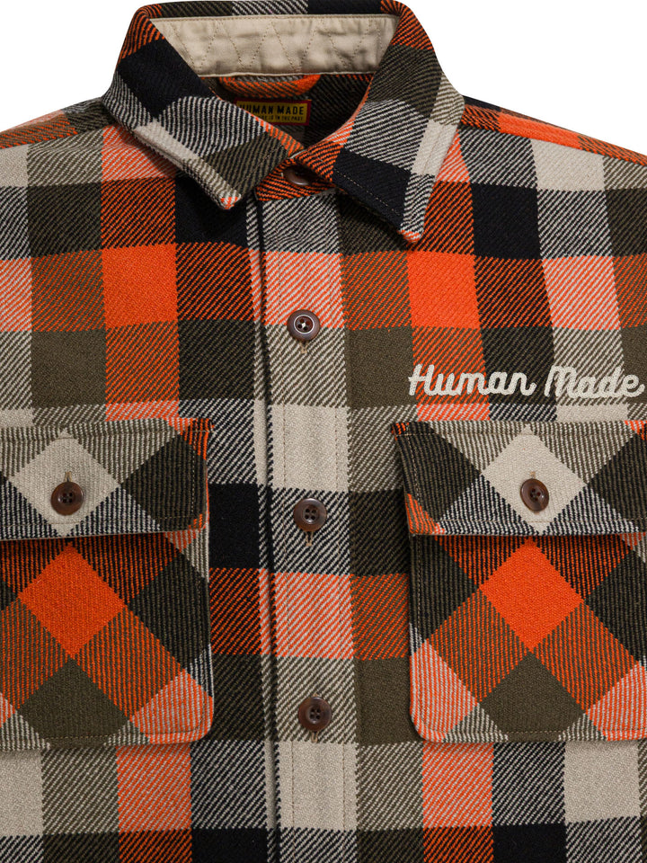Human Made Wool Overshirt Jacket Jackets and Coats - Orange | 6e1611b064e38841c1c5ed525e16072fda35d703