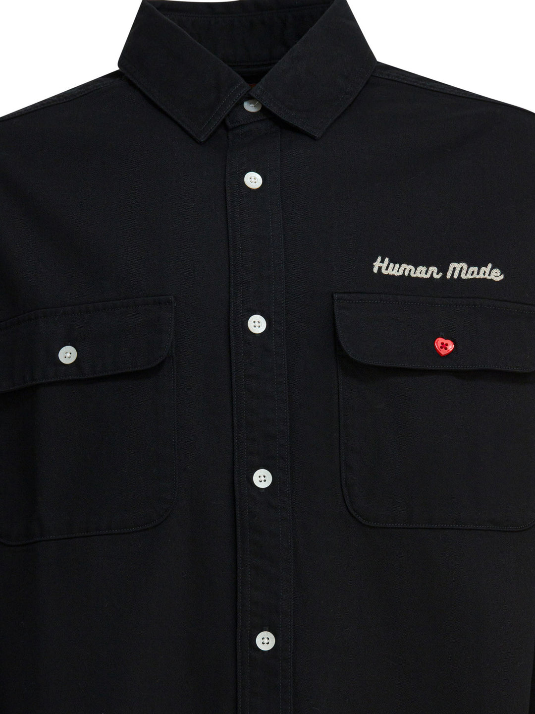 Human Made Overshirt Jacket With Print Jackets and Coats - Black | 944dcd5b47a46ea3ef4873c854a04a7836631e63