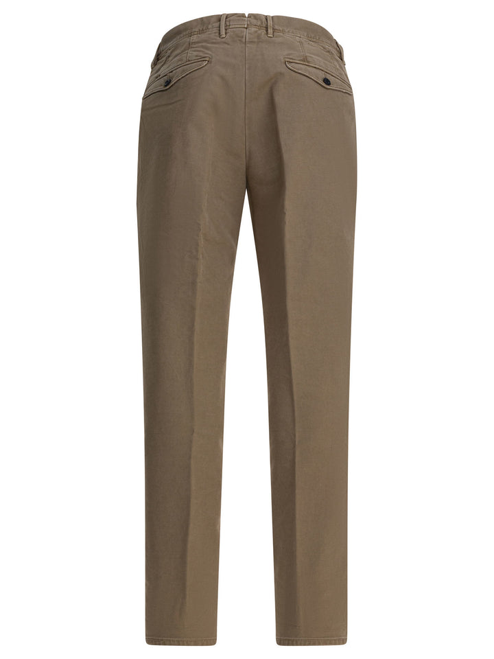Incotex Slacks Tapered Fit Trousers - Beige | eeba5844f805c844331828483bb87a62e1b589ab