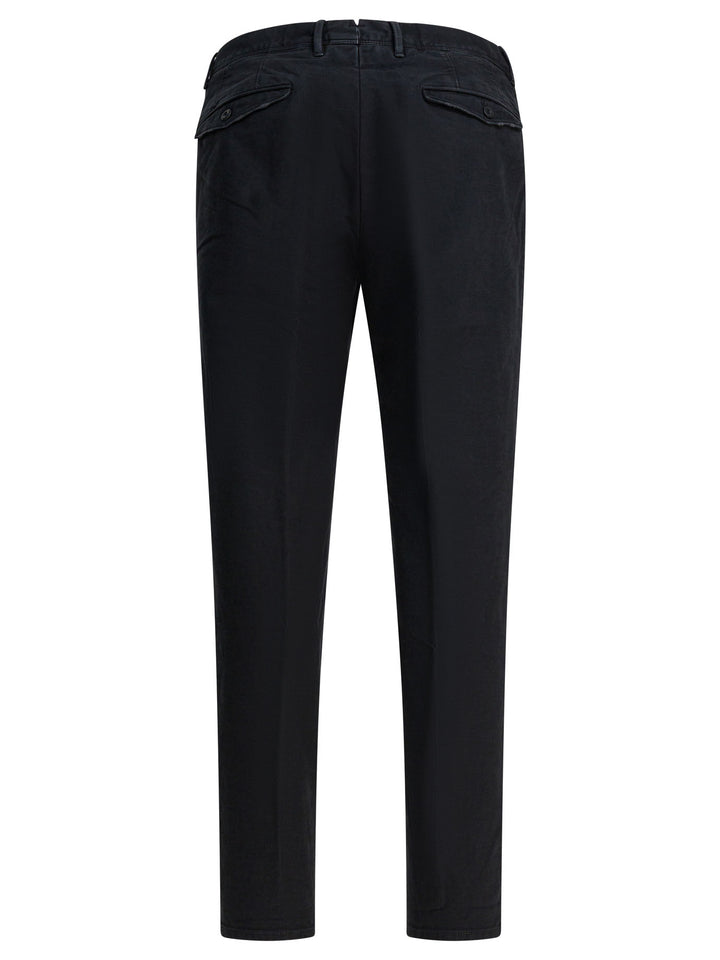Incotex Slacks Tapered Fit Trousers - Black | e55f287e6d733d4a74c5f4d990a7ab8e85f4240e