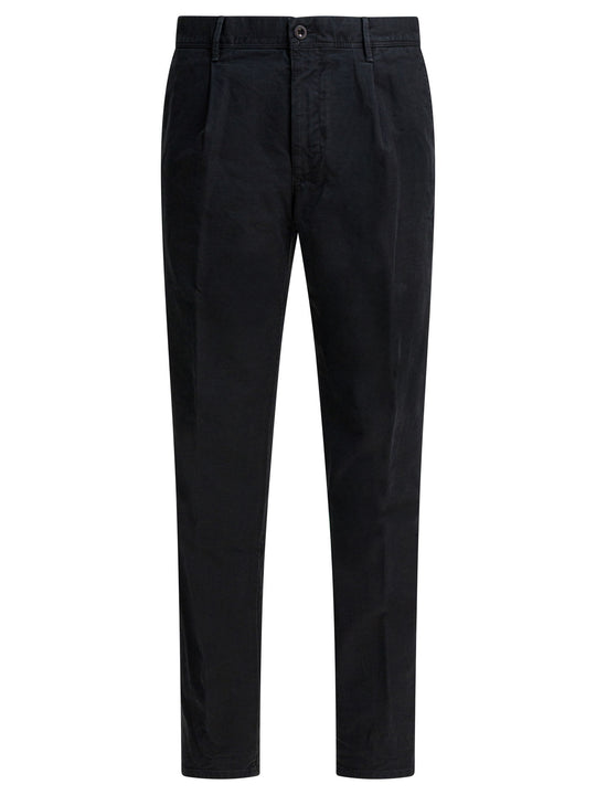 Tapered Fit Trousers Black