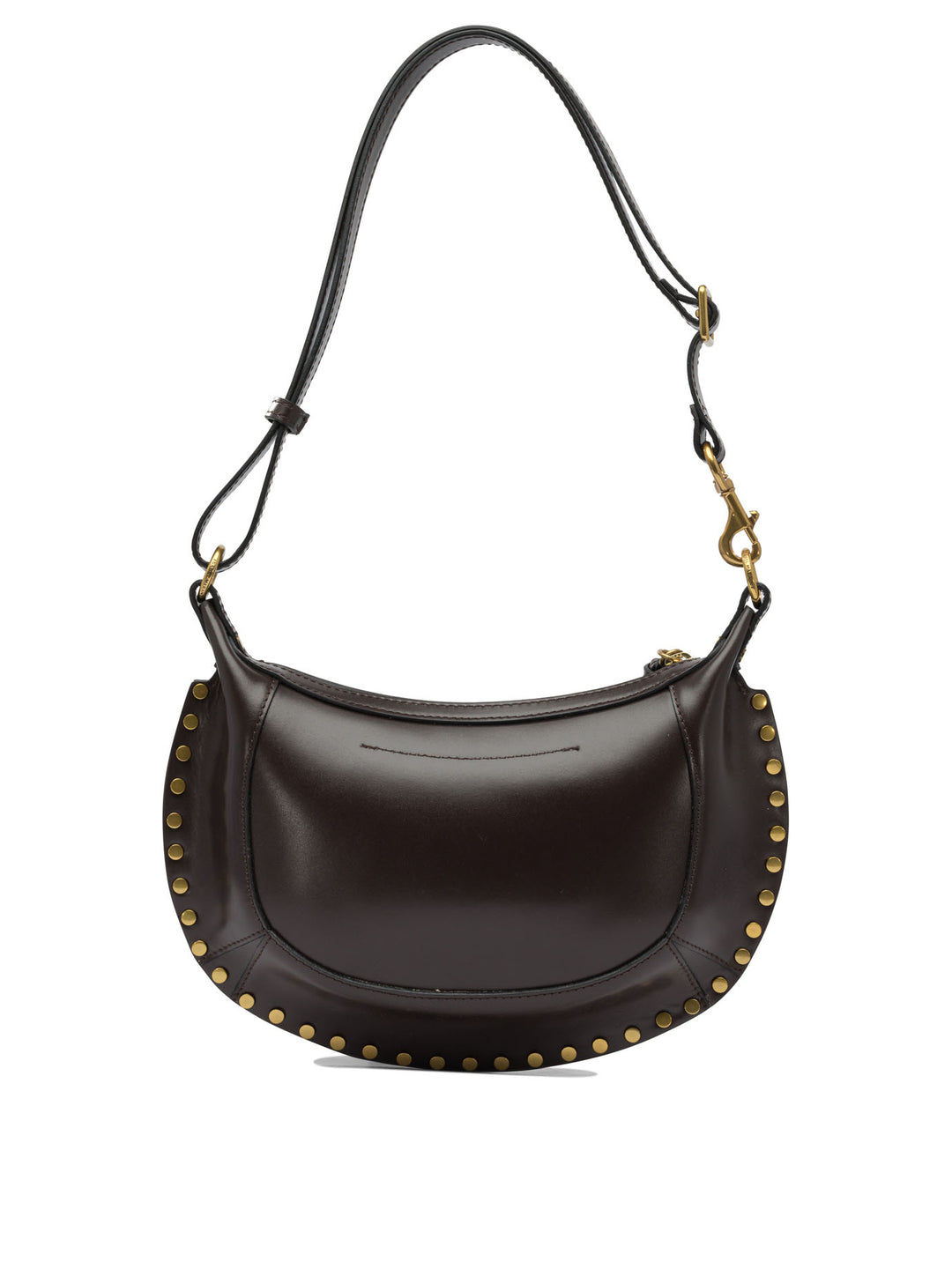 Isabel Marant Oskan Moon Shoulder Bags - Brown | 8bbef8f5aec7a1403dc6bb40d9f5e8a22ae98c85