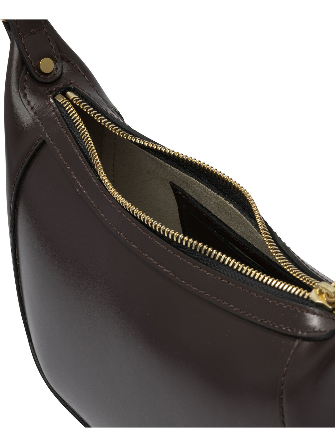 Isabel Marant Oskan Moon Shoulder Bags - Brown | 0322d26412364b03faffae3070269d67d0351abf