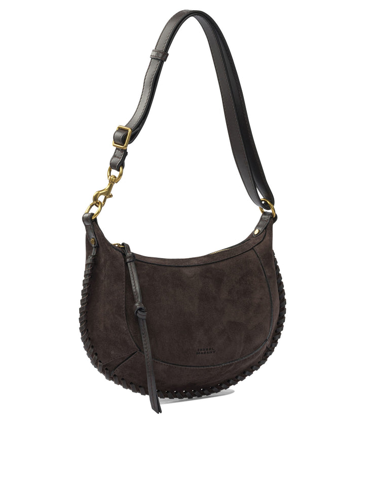 Isabel Marant Oskan Moon Shoulder Bags - Brown | 31ded697a34d6868efa97539ca59b52a07cf2c2c