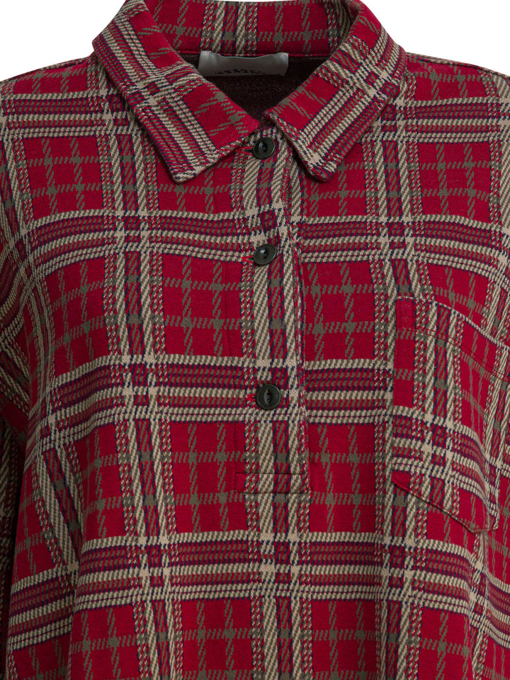 Isabel Marant Bruna Shirts - Red | f7958408b34ad768a97cf1074731eb852b496469