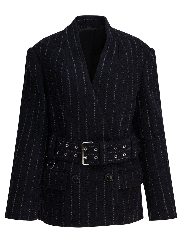 Isabel Marant Fyma Jackets and Coats - Blue | a689f83ed6df499b0bd794bde0ad3ac8ecbfa1c2