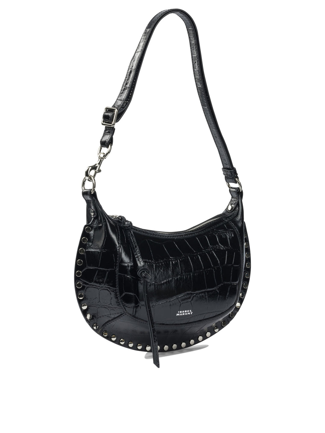 Isabel Marant Oskan Moon Shoulder Bags - Black | f9d86cecade9c5e951bae0f81cf5a5a4c4317875