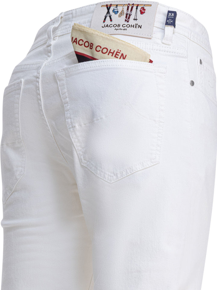 Jacob CohëN  Trousers - White | cc683e1060c6de3168e1c44ac261a647d571c89d