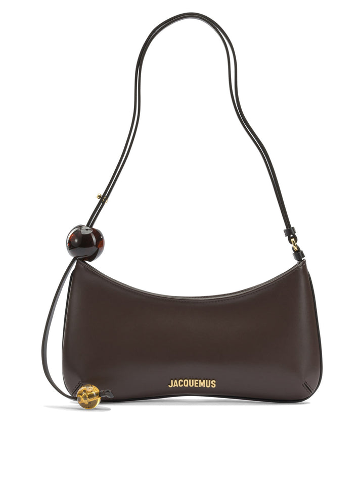 Jacquemus Le Bisou Perle Shoulder Bags - Brown | 5096fe5803cf18ad79ea856f6800b67fbad52c51
