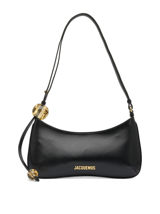 Le Bisou Perle Shoulder Bags Black