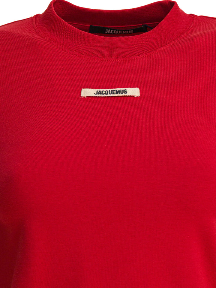 Jacquemus Gros Grain T-shirts - Red | 6b005e4f8463d9ea487c5927624dca26d9cd1834