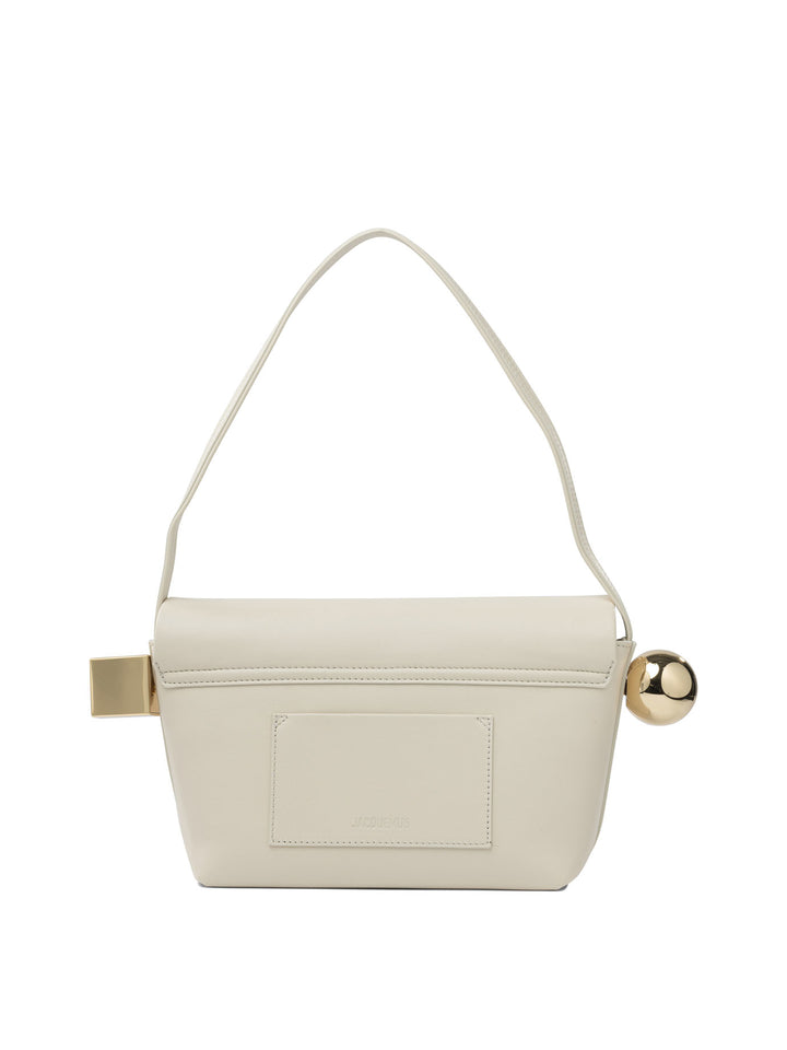 Jacquemus Rond Carré Shoulder Bags - White | 62d9bed714a4ec021096f9de4e8af3f9331f84bc