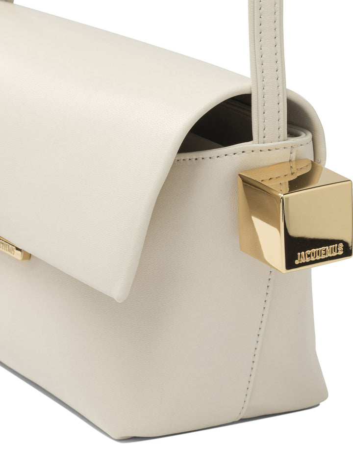 Jacquemus Rond Carré Shoulder Bags - White | 89ae06cd1315bce62ea97867f8f08ddd27be9d79