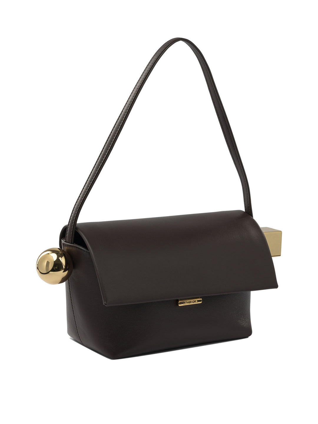 Jacquemus Rond Carré Shoulder Bags - Brown | fc7c395290daafabea258c74a597b3f96fcb3abc