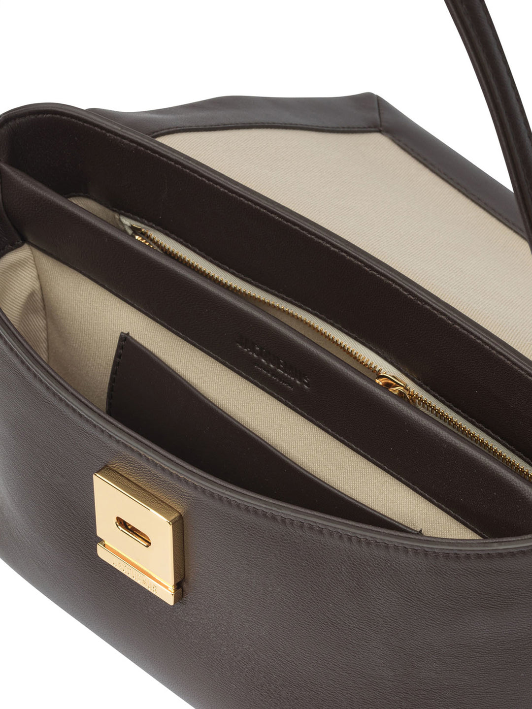 Jacquemus Rond Carré Shoulder Bags - Brown | 929dbd8bc5ff4b6a28c4dafb26883227c63cf392