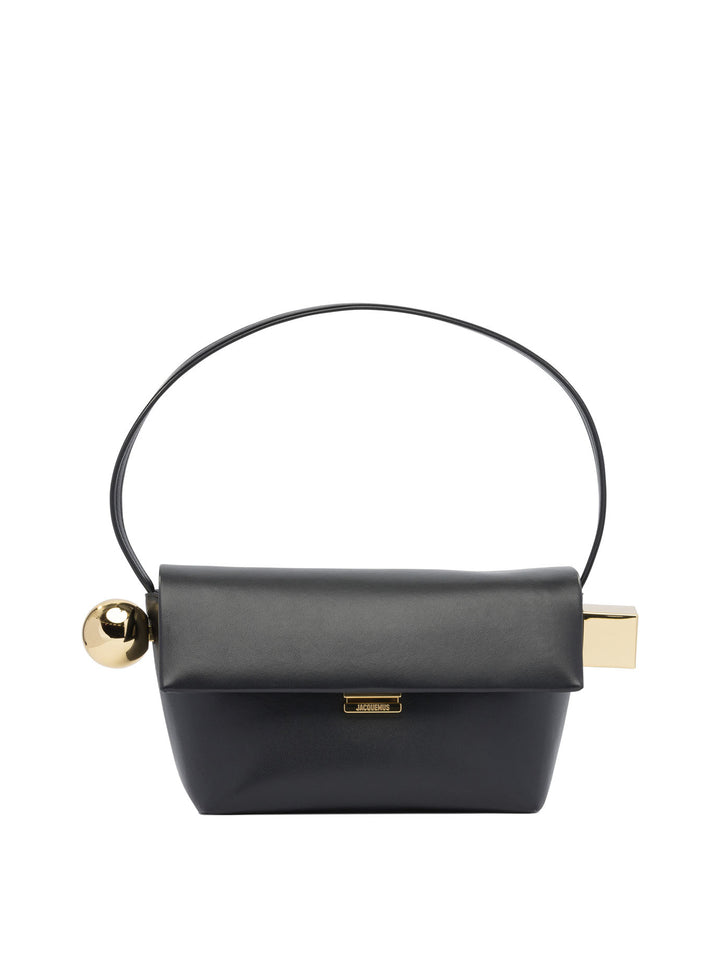 Jacquemus Rond Carré Shoulder Bags - Black | 08718851921692113390844ed6a3ec5823942580