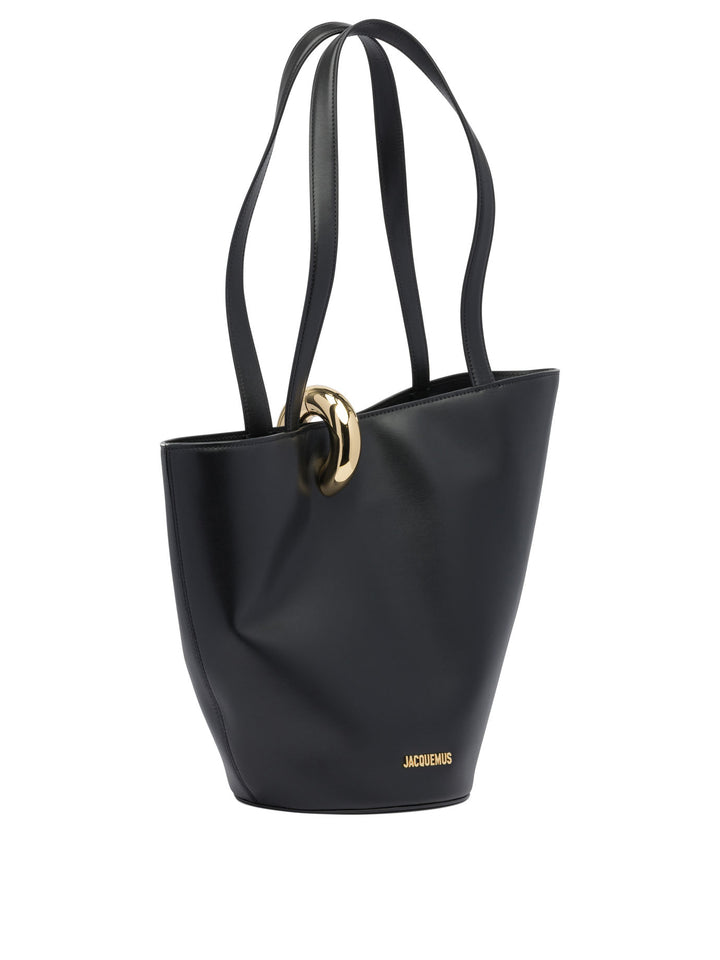 Jacquemus Le Bambola Shoulder Bags - Black | dba5b69db889bcb8b77e22e3bd840471b6958227