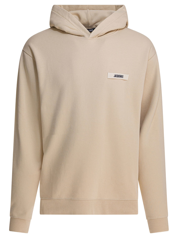 Jacquemus Gros Grain Sweatshirts - Beige | 717acdfd30ce1386e8b377c61db20460ffacd352