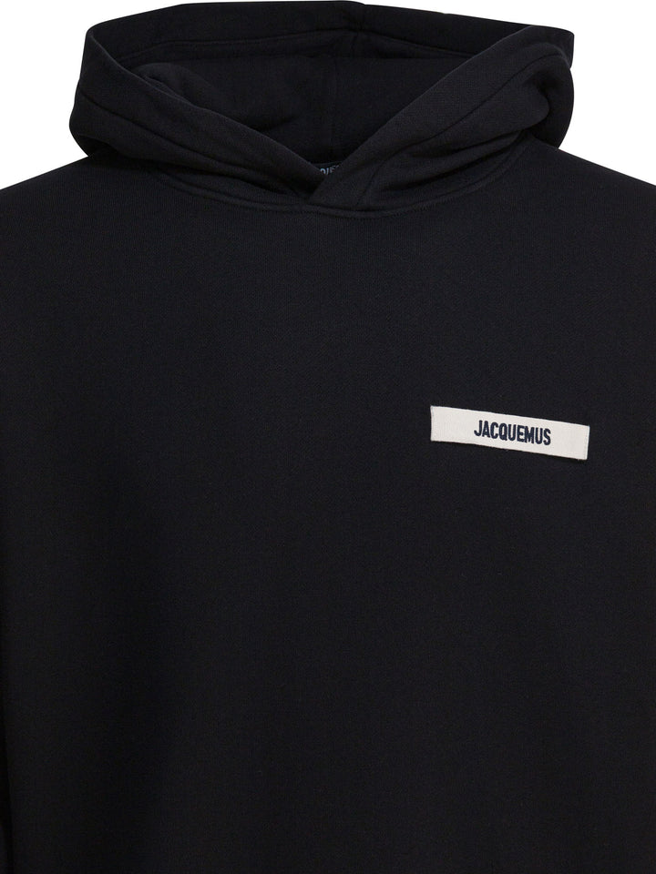 Jacquemus Gros Grain Sweatshirts - Black | 7565b49e9a43d0f1ba72ac8b3952a04f6f232046