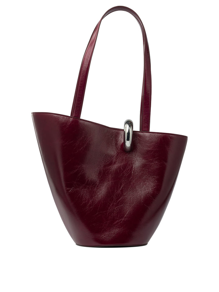 Jacquemus Le Bambola Shoulder Bags - Bordeaux | b2208f7623666da93fdb1fcd0f625c8efc9456da