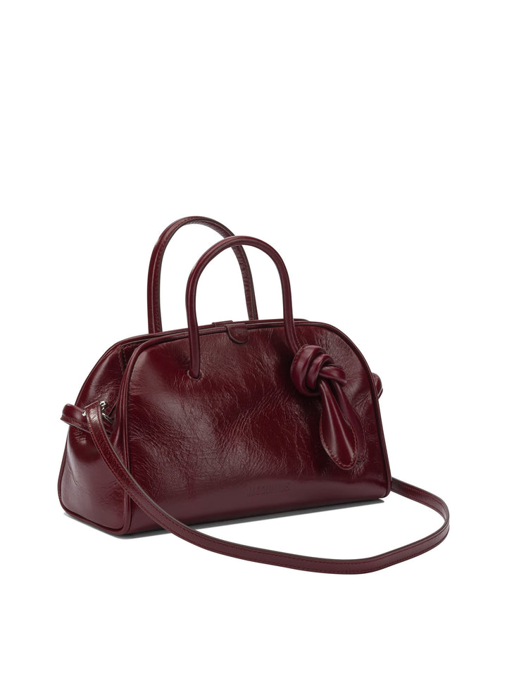 Jacquemus Le Petit Turismo Handbags - Bordeaux | 875df252f84723d23c1a3be4349bcd3c8cb305aa