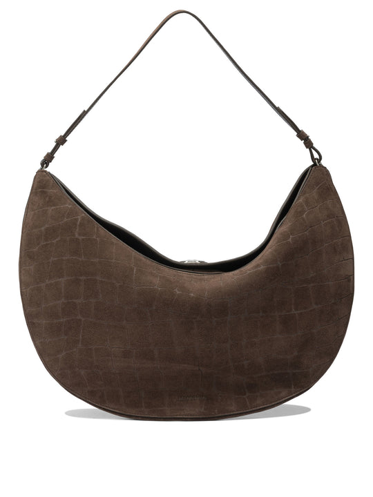 Le Sac Ovalo Shoulder Bags Brown