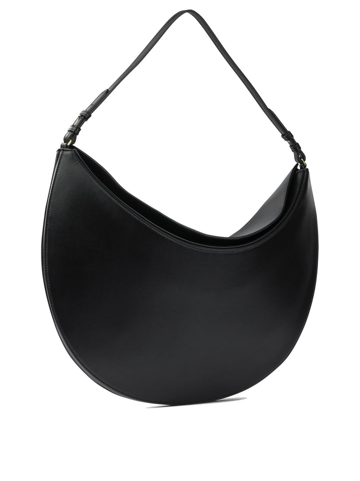 Jacquemus Le Ovalo Shoulder Bags - Black | bf8675d6324c2502a0eddd57b1955c5ff95a63cc