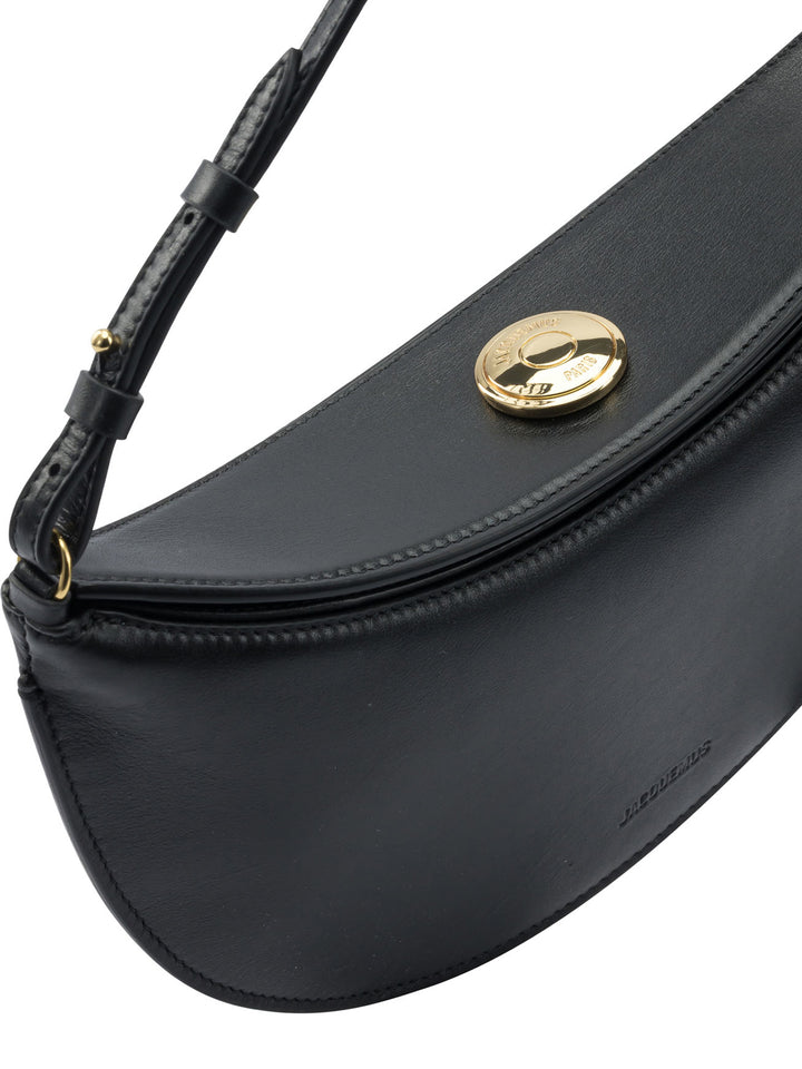 Jacquemus Le Petit Ovalo Shoulder Bags - Black | 3f3f58e792517416e51009deb8c73592cb41ab95