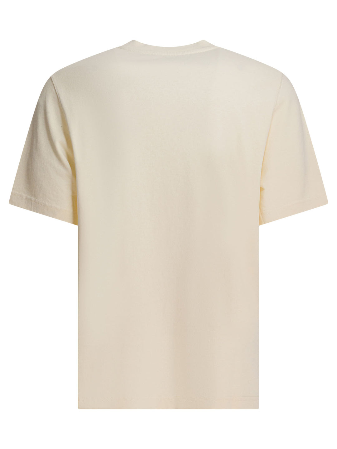 Jacquemus T-Shirt With Gros Grain Logo T-shirts - Beige | 5f98b726d8fcb1b86ccc49cda93767553ea1ed58