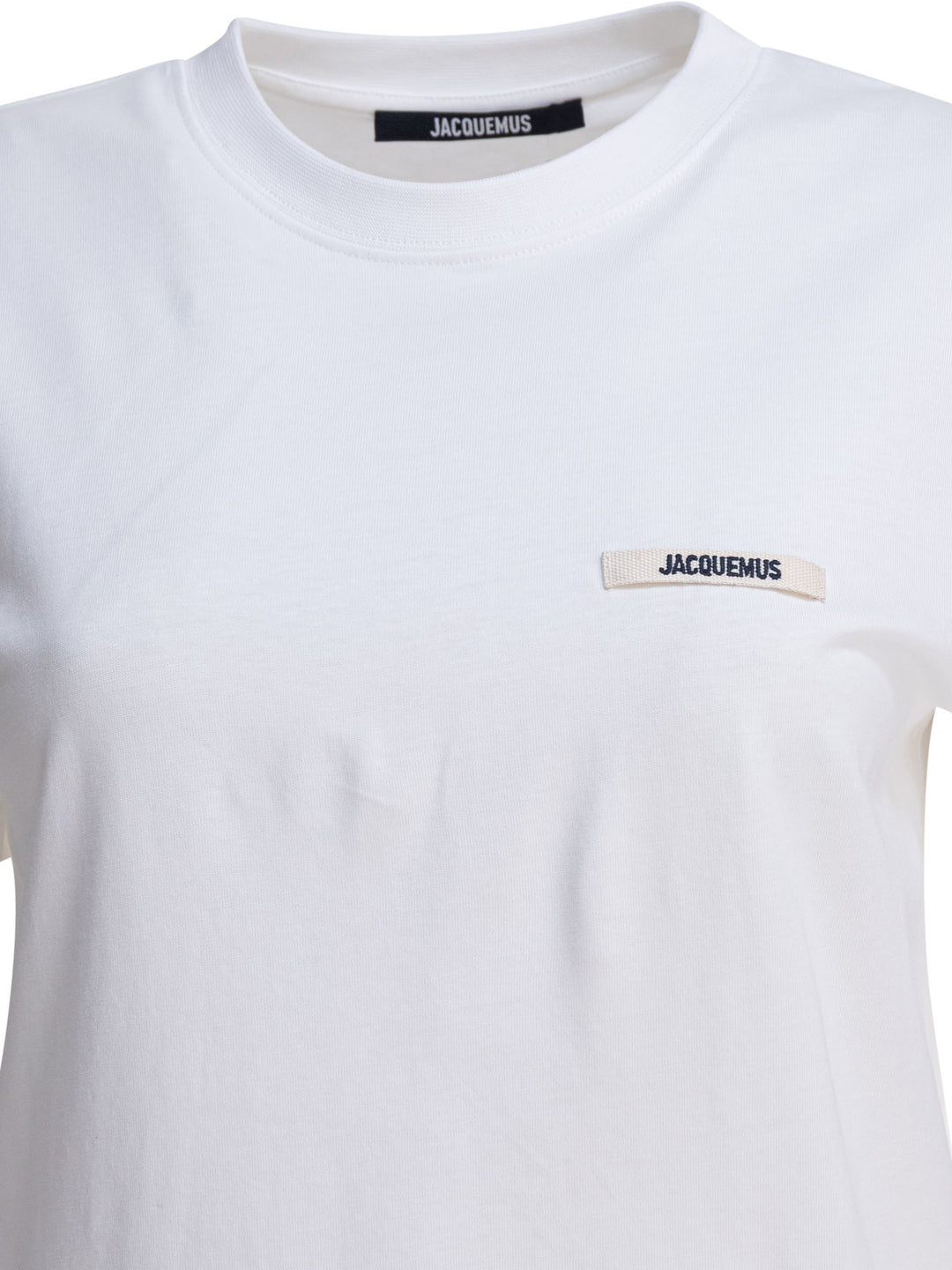 Jacquemus Gros Grain T-shirts - White | 498a457b8c4b76609cb375ff7b5f0e9e28a4b828