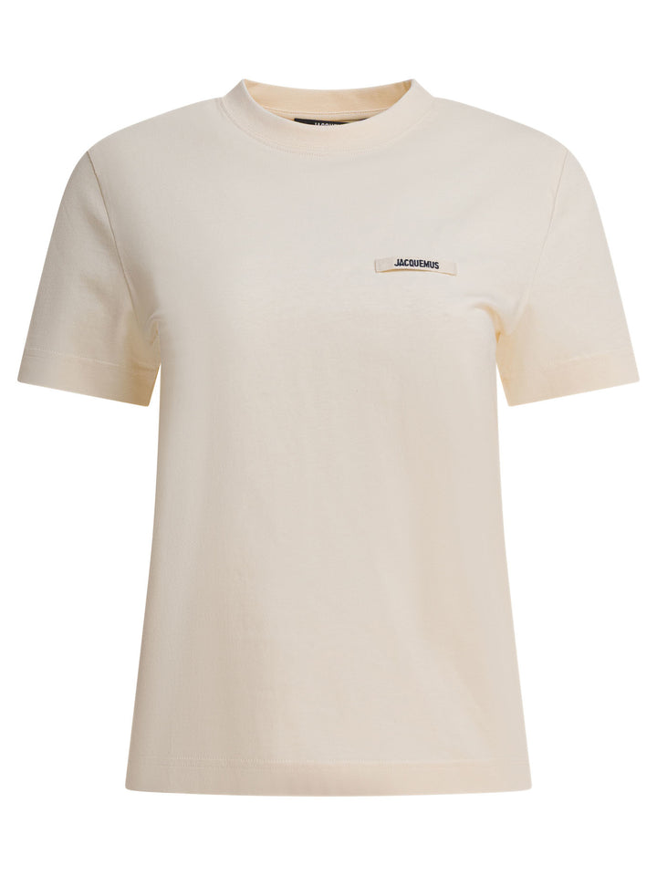 Jacquemus Gros Grain T-shirts - Beige | ad8ca893bb637a9ea27d3f6a3824f1e18199f663