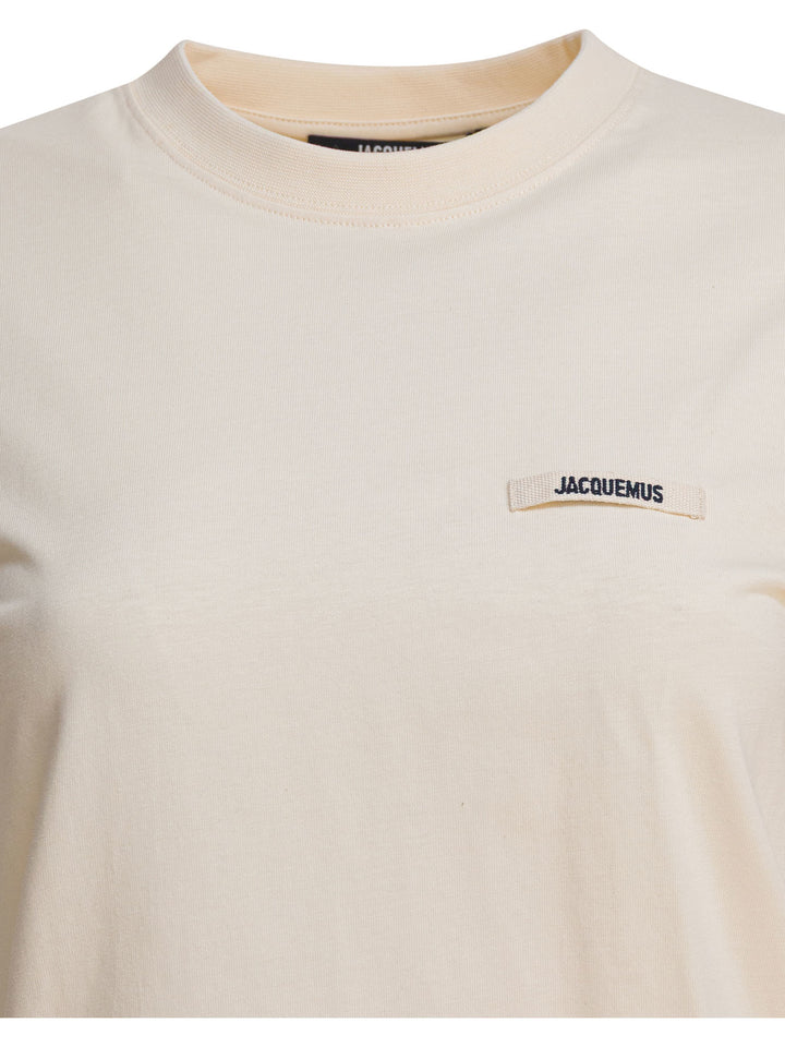 Jacquemus Gros Grain T-shirts - Beige | 3a3a41df4cbbe4036c8378ea026efc76d0149845