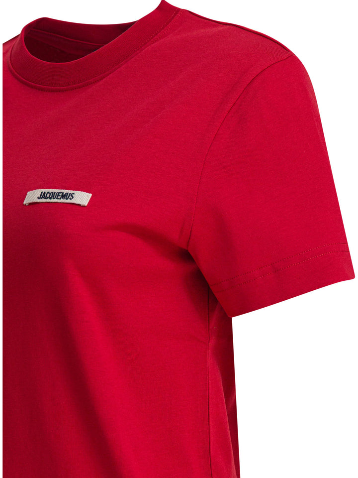 Jacquemus Gros Grain T-shirts - Red | 98941f7d213bde08189b578b76ffdfaa4ff5997d