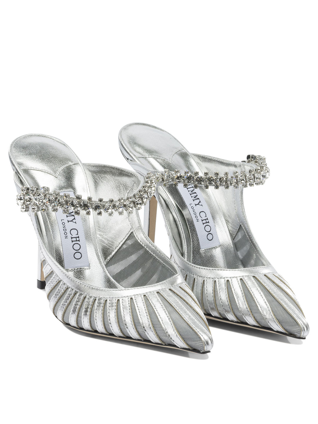 Jimmy Choo Bing Heeled shoes - Silver | 0cb7029a99ab0ab1134b20a676bcc7bc2dfa1d89