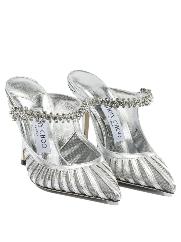 Jimmy Choo Bing Heeled shoes - Silver | 0cb7029a99ab0ab1134b20a676bcc7bc2dfa1d89