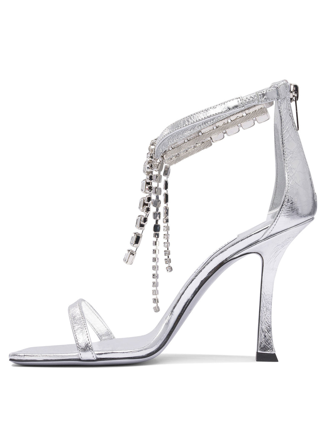 Jimmy Choo 100 Mm Sandals - Silver | 55cf23864549463d0cf85f70b99d4b7ceb79fda2