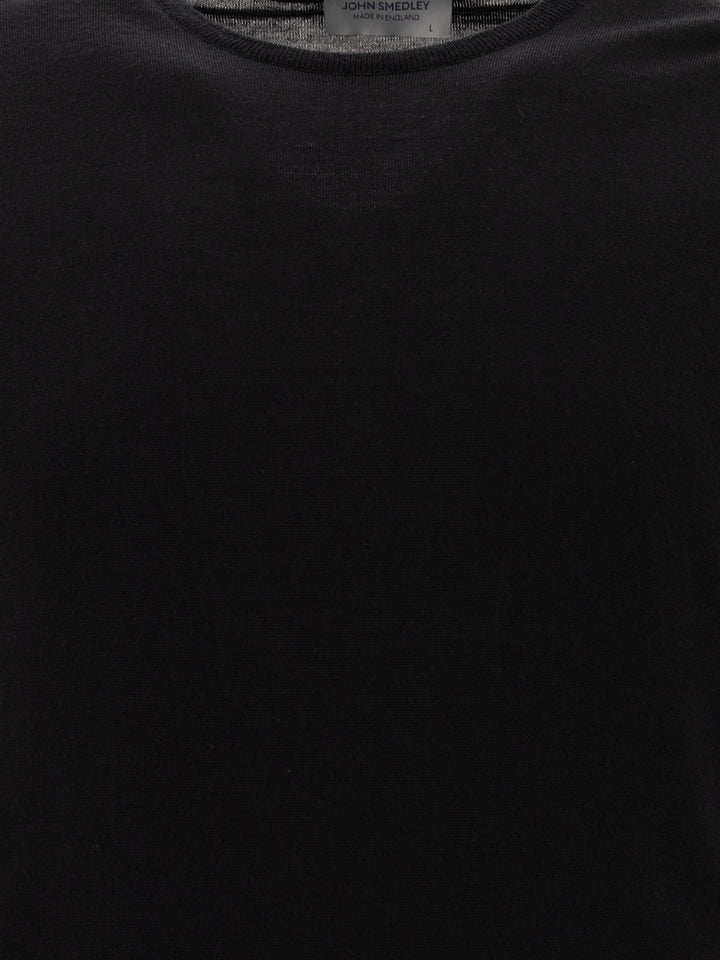 John Smedley Lundy Knitwear - Black | aad9605069df0e429eb5554c87e0a79a150e7b6b