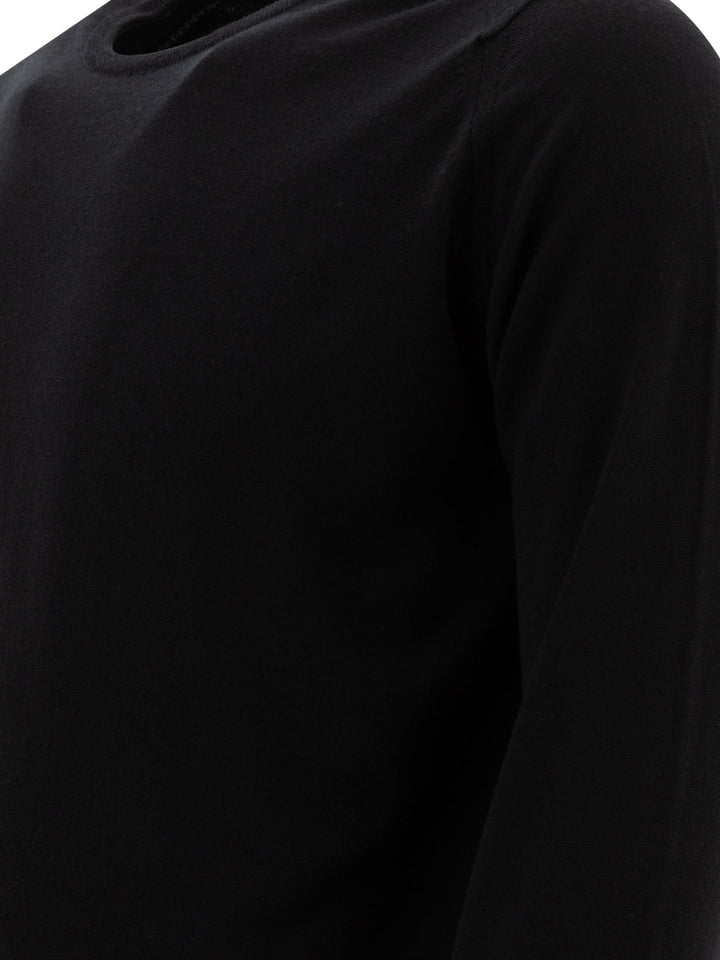 John Smedley Lundy Knitwear - Black | 16965eb1c3300eb3811b266665bc12b51cf84c89