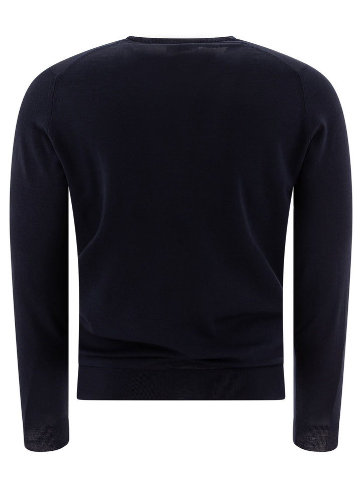 John Smedley Lundy Knitwear - Blue | 794a22d286ec24abf92c4870f2dcbc9ac3b056d3