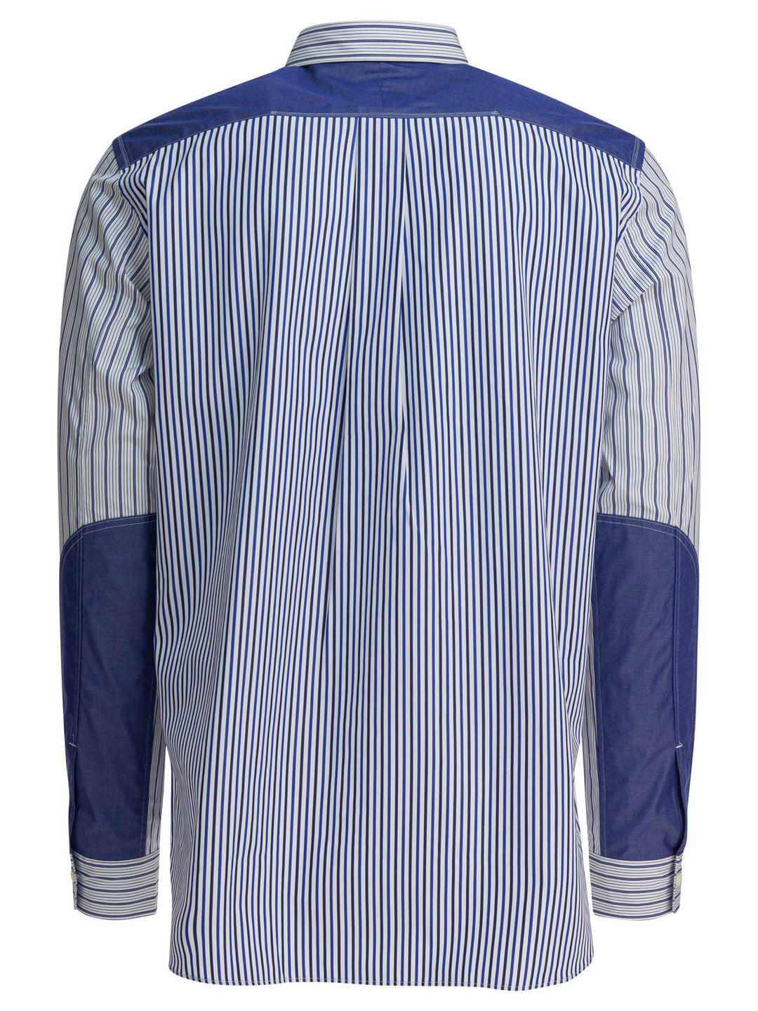 Junya Watanabe Man Cotton Striped Shirt Shirts - Light blue | d0b9aa1765263c57037c7ee3ed1c4488b1083f34