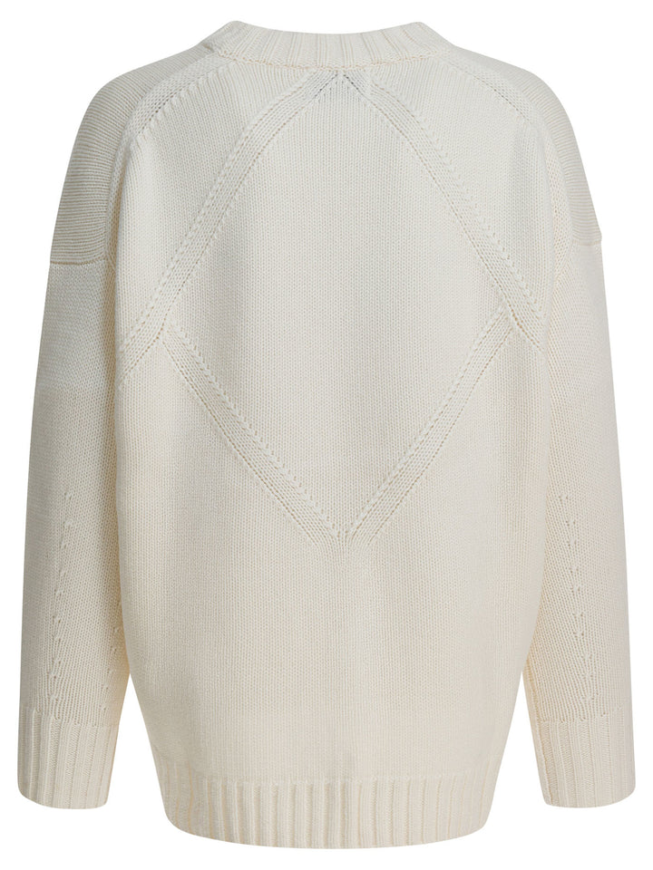 Loulou De Saison Tino Knitwear - White | 61a23c0a785c015836714a9abd176a3c0860db70