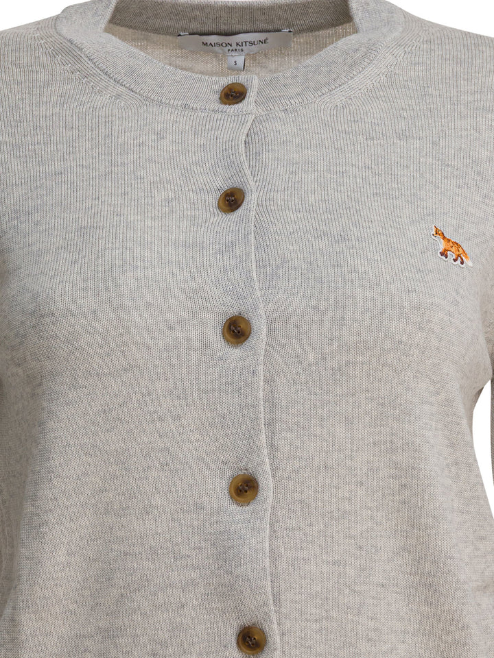 Maison Kitsuné Baby Fox Knitwear - Grey | d758b6e9f91a4bd24f522a050e084aa7a8d73bbe