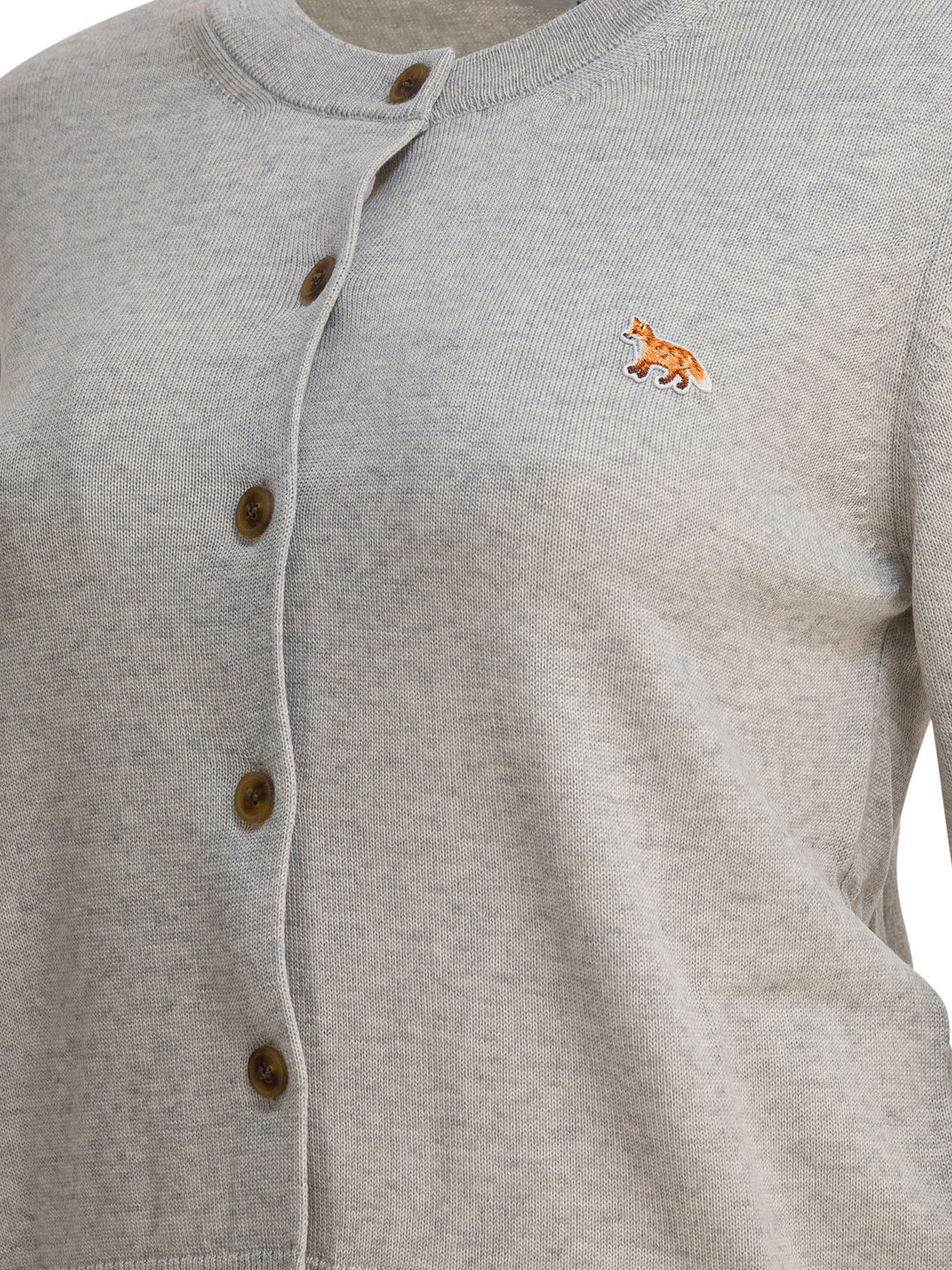 Maison Kitsuné Baby Fox Knitwear - Grey | 62595d47b0976f302f6ce1dbdc1a8138996759e8