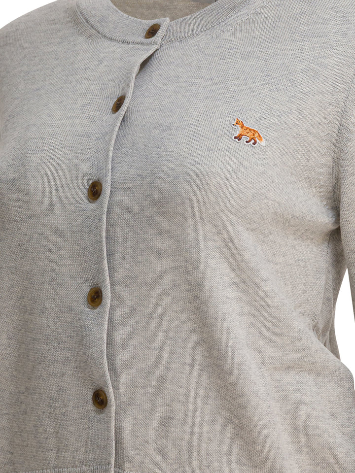 Maison Kitsuné Baby Fox Knitwear - Grey | 62595d47b0976f302f6ce1dbdc1a8138996759e8