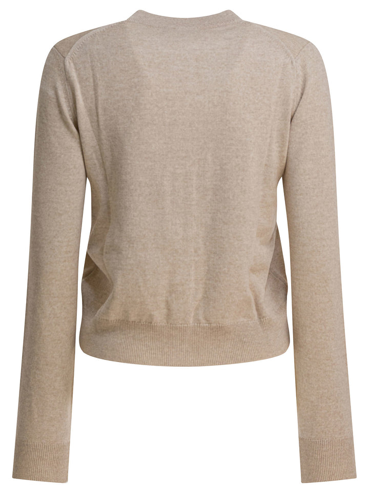 Maison Kitsuné Baby Fox Knitwear - Beige | f8642082396be6bba3ae9e0d711d1b10a6e78a40