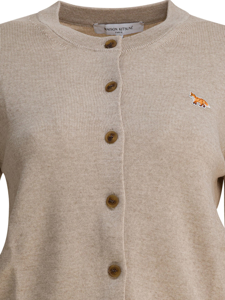 Maison Kitsuné Baby Fox Knitwear - Beige | 4902453cf4e8edbf70622db253cad74a880e0467