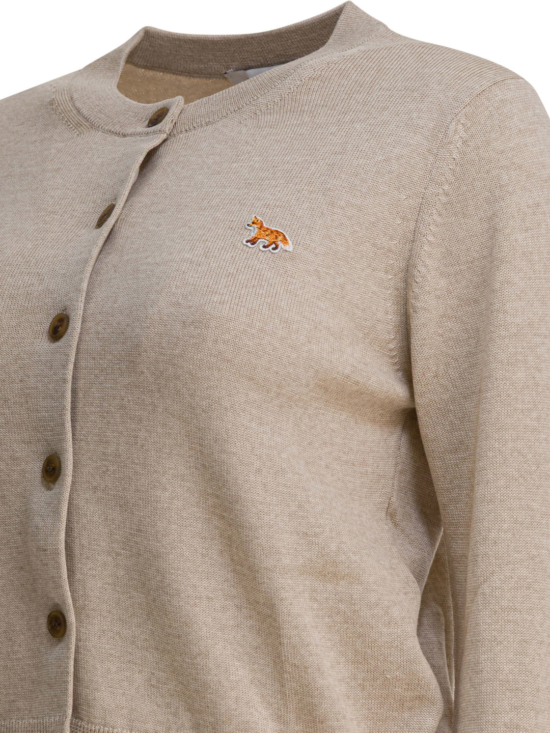Maison Kitsuné Baby Fox Knitwear - Beige | 3a61bcfe947099c75af5ecf0cb2bc0a1b4596914