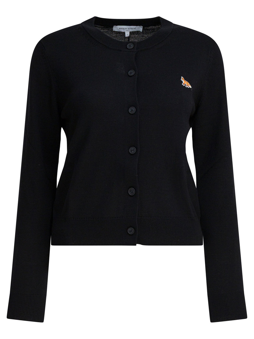 Maison Kitsuné Baby Fox Knitwear - Black | f4e04ebd5e05ced9ce083d5caa60fd80dadfe707