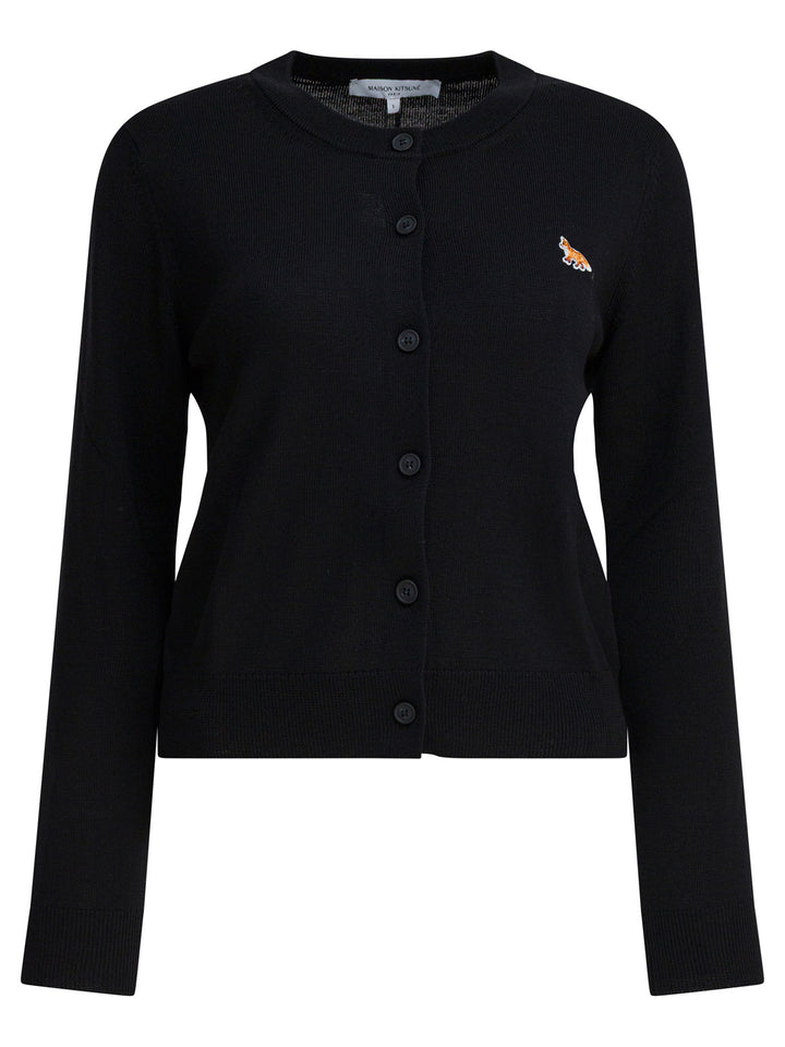 Maison Kitsuné Baby Fox Knitwear - Black | f4e04ebd5e05ced9ce083d5caa60fd80dadfe707